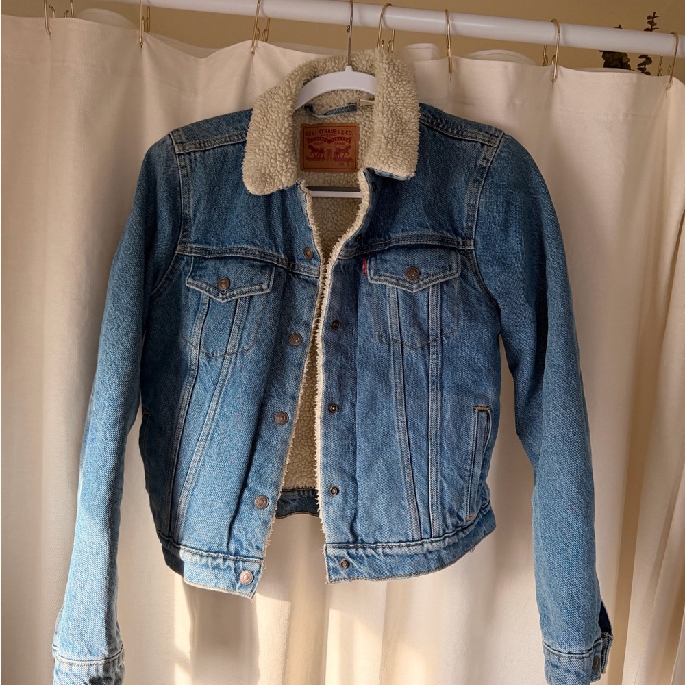 LEVIS Denim Sherpa Jacket